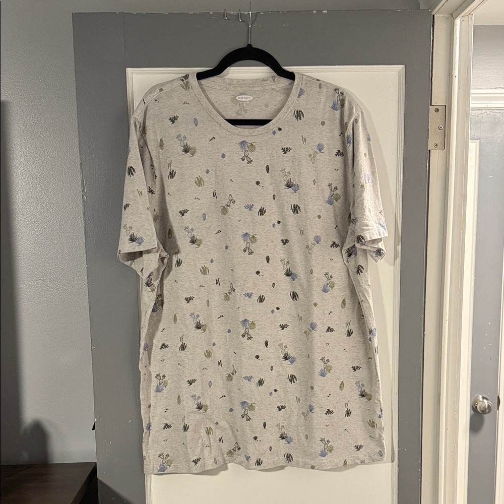 Cactus Patterned T-Shirt